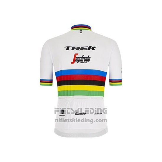2020 Fietskleding UCI Wereldkampioen Trek Segafredo Korte Mouwen en Koersbroek